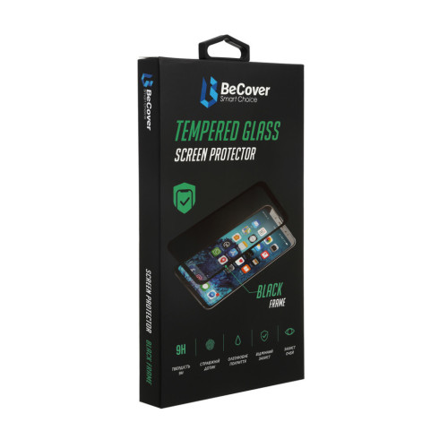 Скло захисне BeCover Ulefone Note 8 / Note 8P Black (707317) – BeCover (вид 2)