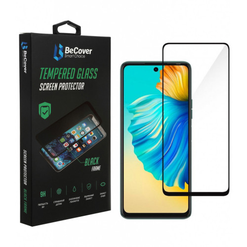 Скло захисне BeCover Tecno Camon 18 / Camon 18P / Spark 8 Pro Black (707326) – BeCover