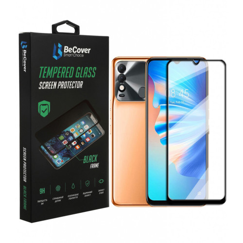 Скло захисне BeCover Tecno Spark 8T Black (707328) – BeCover