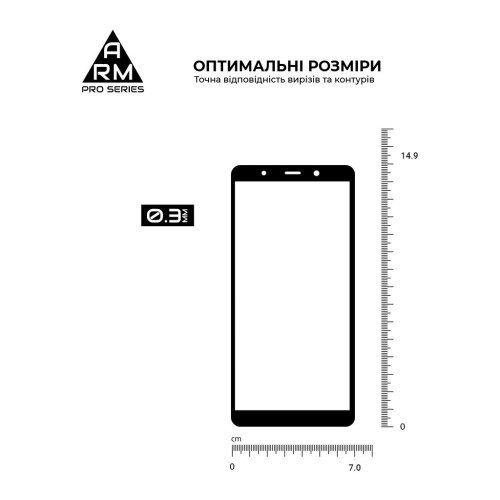 Стекло защитное Armorstandart Pro для TECNO Pop 3 Black (ARM61777) – Armorstandart (вид 2)