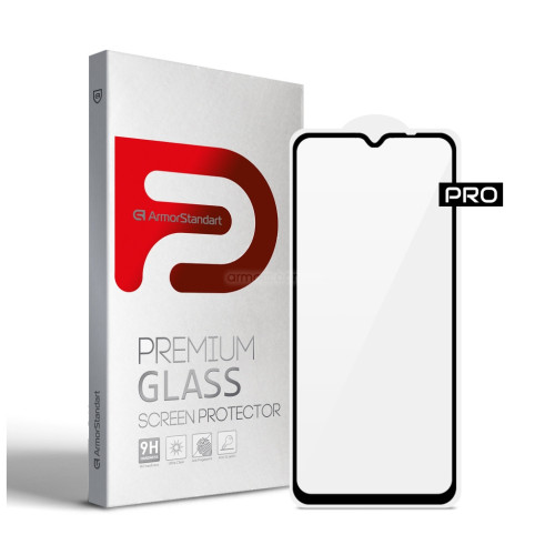 Стекло защитное Armorstandart Pro Xiaomi Redmi 10C / 12C Black (ARM61297) – Armorstandart