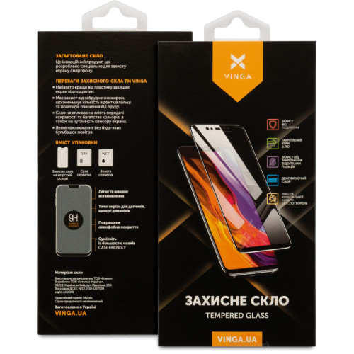 Стекло защитное Vinga Xiaomi Redmi Note 11 4G/ Note 11S/ Note 10 5G/ Poco M3 Pro (VGXRN114G) – Vinga (вид 2)