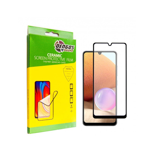 Скло захисне Dengos Ceramic Film Samsung Galaxy A33 (black) (TGCF-16) – DENGOS