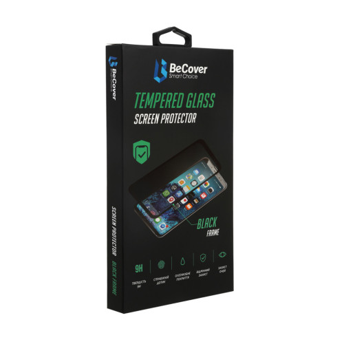 Скло захисне BeCover Infinix Smart 6 (X6511B) Black (707602) – BeCover