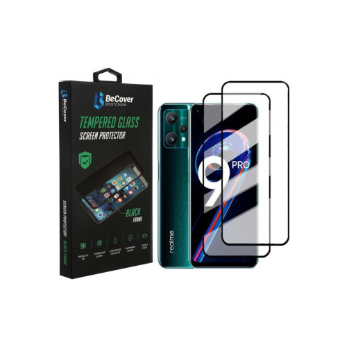 Стекло защитное BeCover Realme 9 Pro / 9i Black (707878) – BeCover