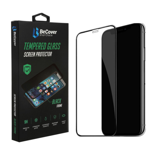 Скло захисне BeCover Apple iPhone 14 Plus Black (707971) – BeCover