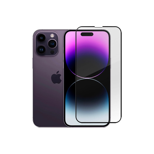 Скло захисне BeCover Apple iPhone 14 Pro Black (707968) – BeCover (вид 1)