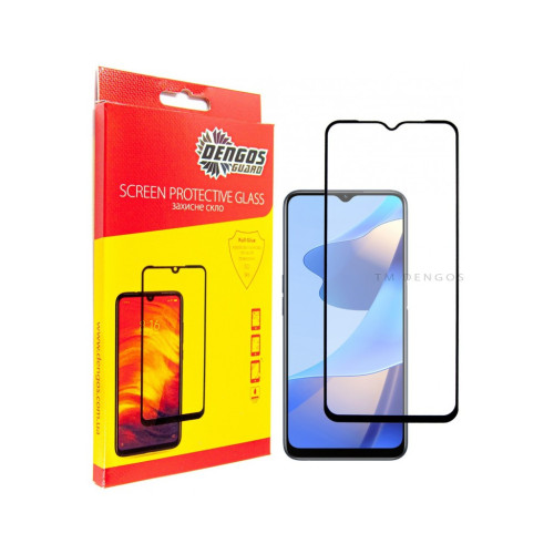 Скло захисне Dengos Full Glue Oppo A54s (TGFG-224) – DENGOS