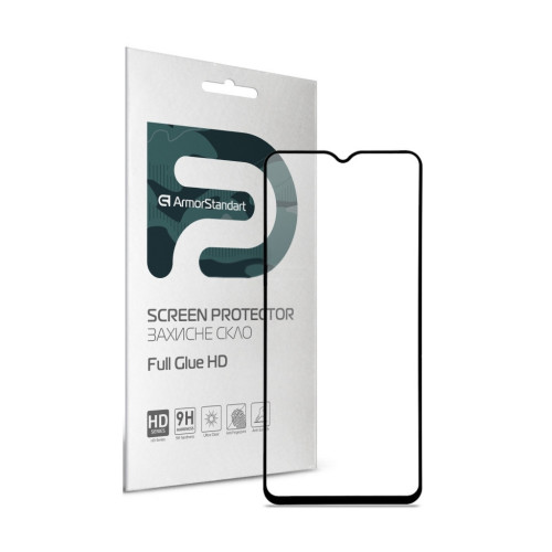 Скло захисне Armorstandart Full Glue HD TECNO POP 4 Pro (BC3) Black (ARM65104) – Armorstandart