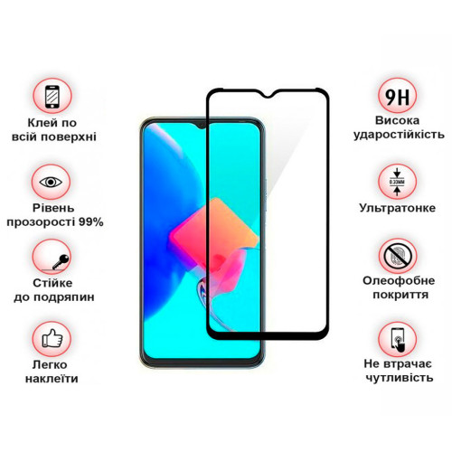 Скло захисне BeCover Tecno Spark 8p (KG7n) Black (708166) – BeCover (вид 2)