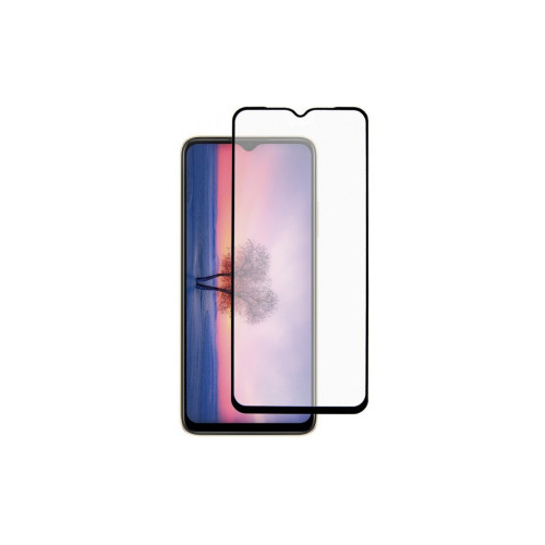 Скло захисне Dengos Full Glue Oppo A17 black frame (TGFG-254) – DENGOS (вид 1)