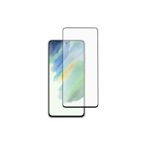 Скло захисне Dengos Full Glue Samsung Galaxy S21 FE black frame (TGFG-252) – DENGOS (вид 1)