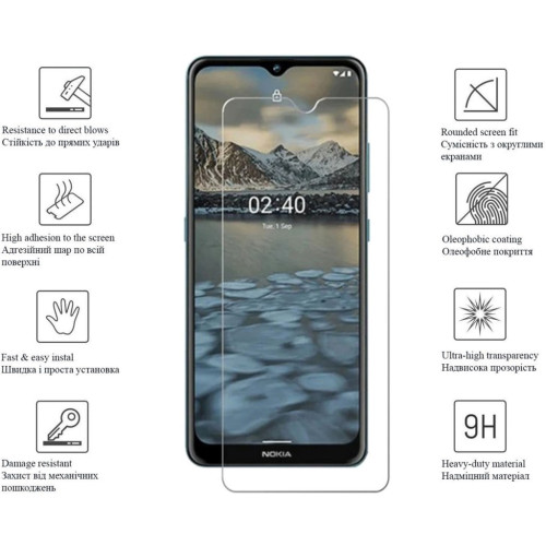 Скло захисне Drobak Nokia С30 (606081) – Drobak (вид 1)