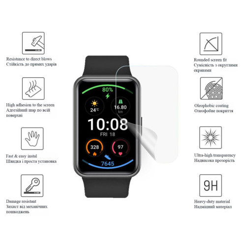 Скло захисне Drobak glass-film Ceramics OPPO Watch Free (313177) – Drobak (вид 2)