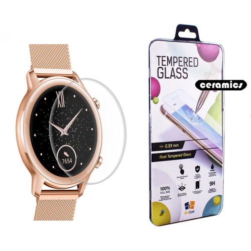 Скло захисне Drobak glass-film Ceramics Honor MagicWatch 2 42mm (313145) – Drobak