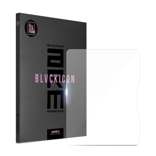 Стекло защитное Armorstandart Supreme Black Icon Apple iPad Air 11 2024 (ARM78105) – Armorstandart
