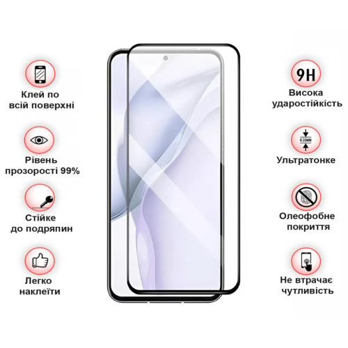 Стекло защитное BeCover Nubia Focus 5G Black (711972) – BeCover (вид 2)