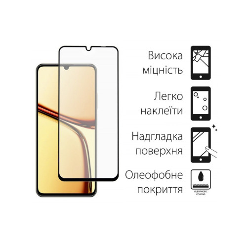 Стекло защитное Dengos Realme C61 2pcs (DG-TG2P-57) – DENGOS (вид 1)