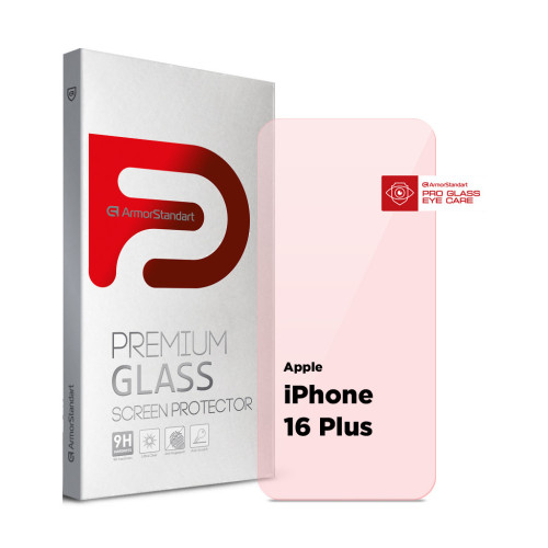 Стекло защитное Armorstandart Pro Eye Care Apple iPhone 16 Plus (ARM80304) – Armorstandart