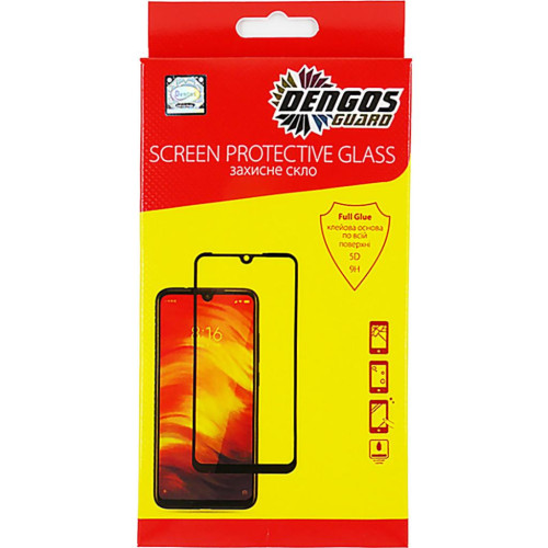 Стекло защитное Dengos Xiaomi Redmi 8/8A (black) Full Glue (TGFG-88) – DENGOS
