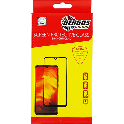 Скло захисне Dengos Full Glue Xiaomi Redmi Note 10 Pro (black) (TGFG-171) – DENGOS