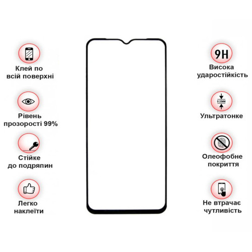 Скло захисне BeCover Blackview A52 Pro Black (712128) – BeCover (вид 2)