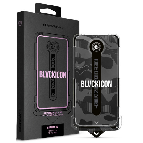 Стекло защитное Armorstandart Black Icon Supreme EZ iPhone 14 Pro Max (ARM79260) – Armorstandart