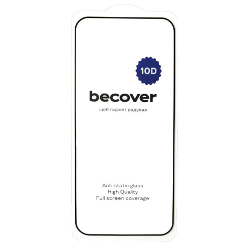Стекло защитное BeCover Google Pixel 9 Pro XL 10D Black (712327) – BeCover (вид 1)