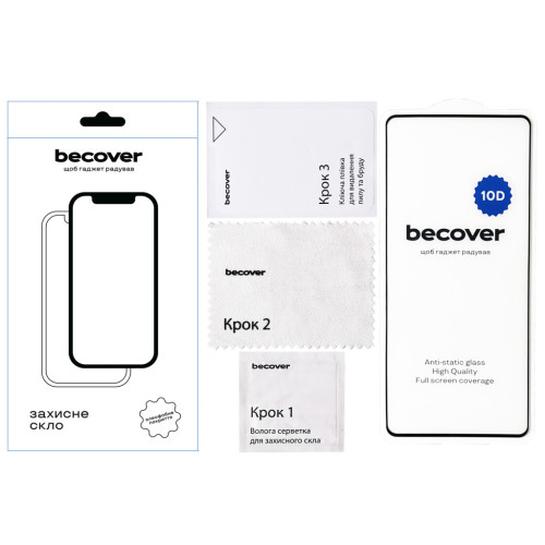 Стекло защитное BeCover Infinix Note 40 (X6853) 10D Black (712331) – BeCover (вид 2)