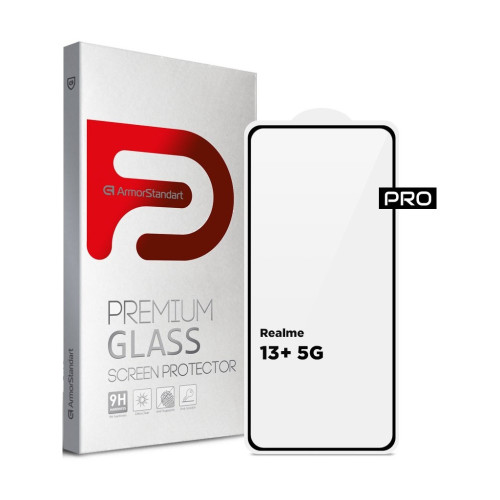 Стекло защитное Armorstandart Pro Realme 13+ 5G Black (ARM80504) – Armorstandart