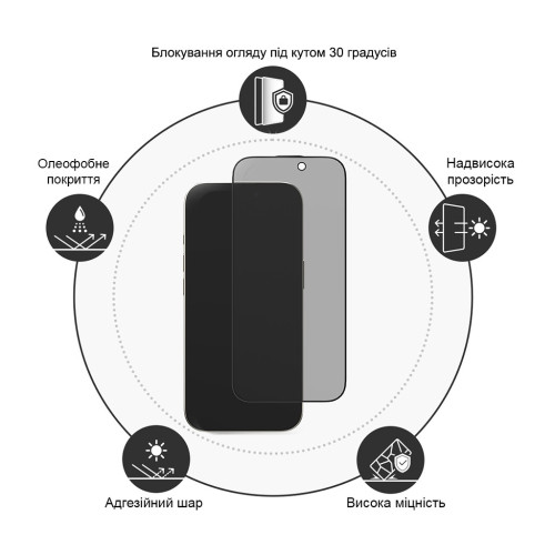 Скло захисне Drobak Anty Sp Samsung Galaxy S24 FE (383807) – Drobak (вид 2)