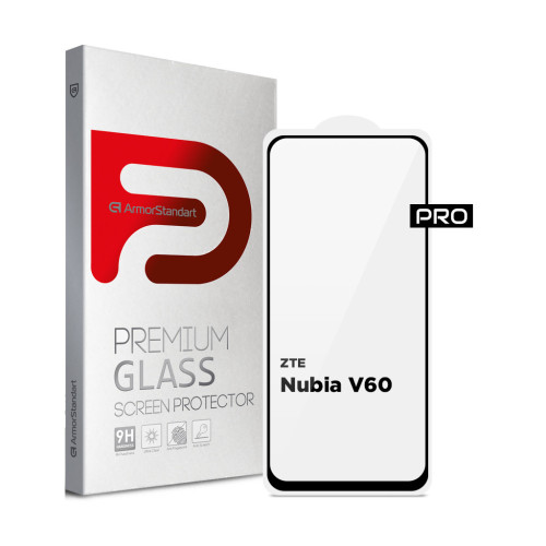 Скло захисне Armorstandart Pro ZTE Nubia V60 Black (ARM78907) – Armorstandart