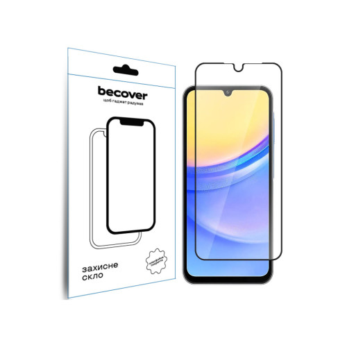 Скло захисне BeCover Samsung Galaxy A16 4G SM-SM-A165/A16 5G SM-A166 Black (712860) – BeCover