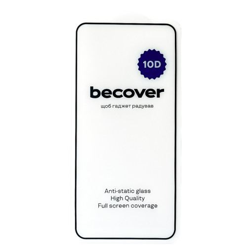 Стекло защитное BeCover Samsung Galaxy A56 SM-A566 10D Black (712890) – BeCover (вид 1)