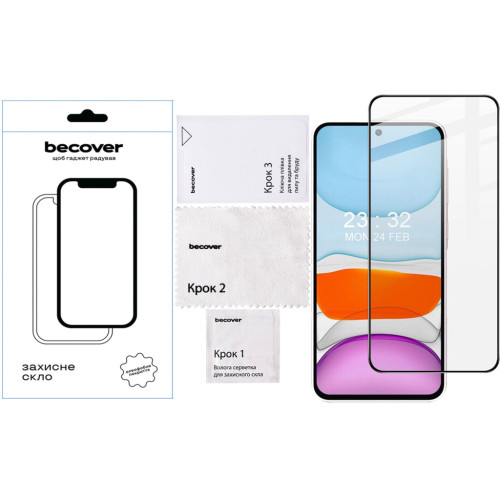 Скло захисне BeCover Samsung Galaxy A56 SM-A566 Black (712887) – BeCover (вид 2)