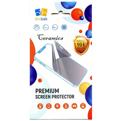 Скло захисне Drobak Ceramics Samsung Galaxy A16 (Black) (383850) – Drobak