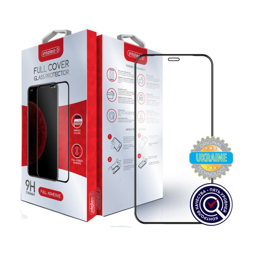 Скло захисне Intaleo Full Glue Apple iPhone 12 mini (black) (1283126506413) – Intaleo