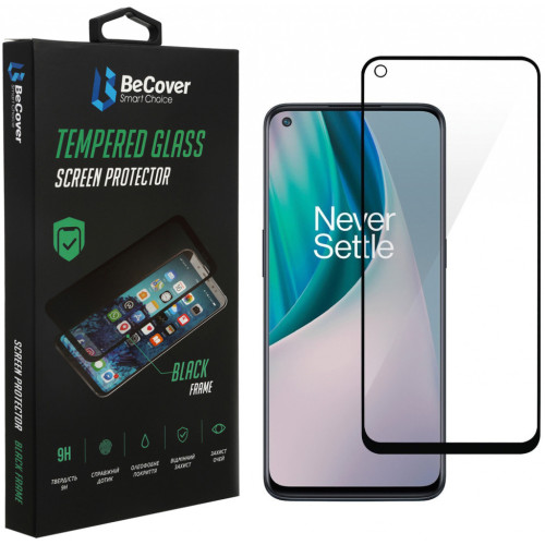 Скло захисне BeCover OnePlus Nord N100 Black (706779) – BeCover