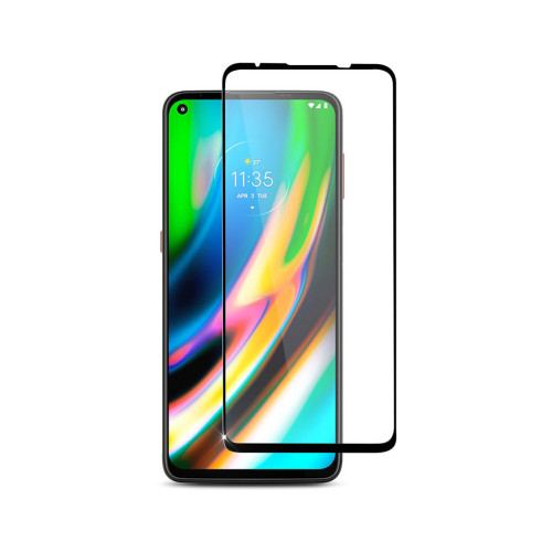 Стекло защитное PowerPlant Full screen Motorola Moto G9 Plus, Black (GL609406) – PowerPlant
