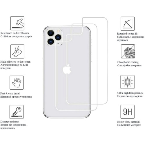 Скло захисне Drobak back panel Apple iPhone 13 mini (606066) – Drobak (вид 1)