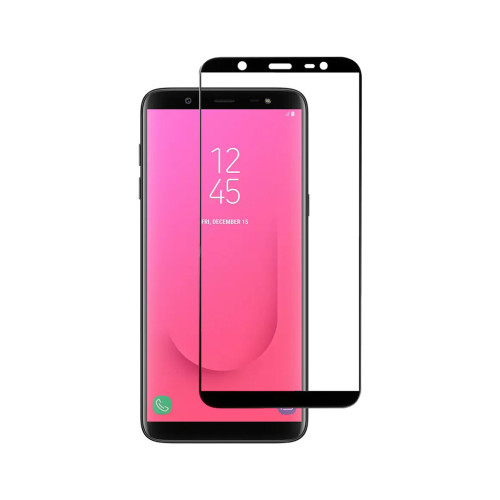 Скло захисне PowerPlant Full screen Samsung Galaxy J8, Black (GL607556) – PowerPlant