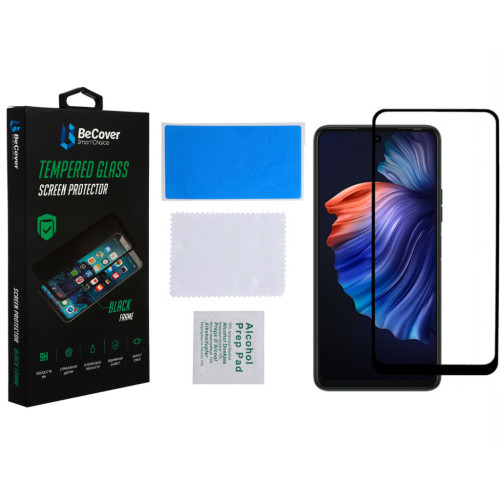 Скло захисне BeCover Tecno POVA 3 (LF7n) Black (708163) – BeCover (вид 2)