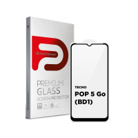 Стекло защитное Armorstandart Full Glue TECNO POP 5 Go (BD1) Black (ARM65314)