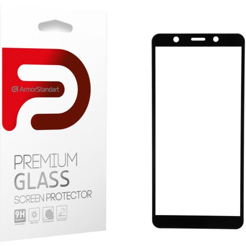 Скло захисне Armorstandart Full Glue TECNO POP 3 (BB2) Black (ARM57585) – Armorstandart