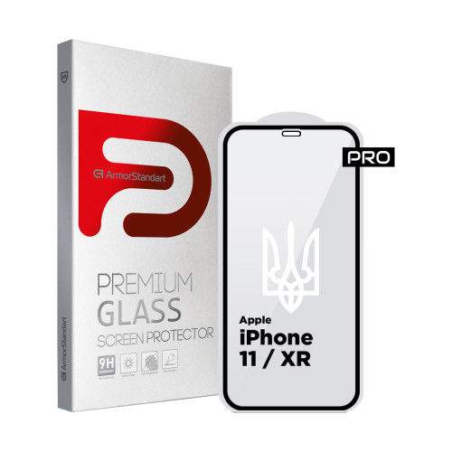 Стекло защитное Armorstandart Pro 3D LE Apple iPhone 11 / XR Black (ARM65653) – Armorstandart