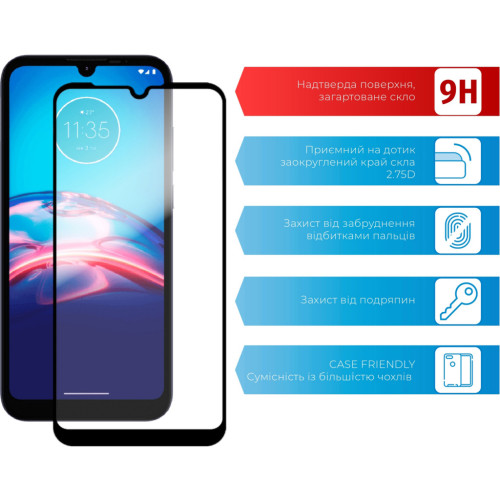 Стекло защитное ACCLAB Full Glue MOTO E6i (1283126514685) – ACCLAB (вид 1)