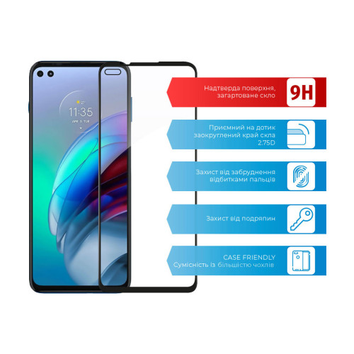 Стекло защитное ACCLAB Full Glue MOTO G100 (1283126521300) – ACCLAB (вид 2)