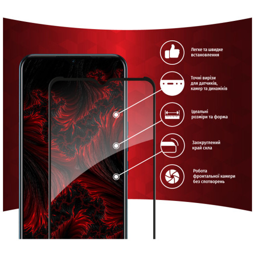 Скло захисне Intaleo Full Glue Tecno Spark 8T (1283126542275) – Intaleo (вид 1)