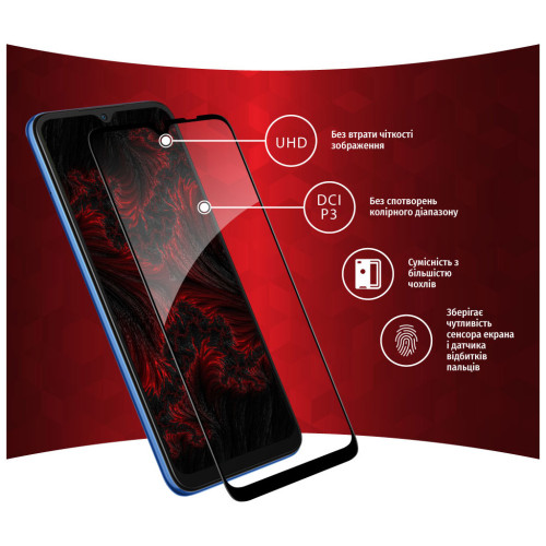 Скло захисне Intaleo Full Glue Xiaomi Redmi 10A (1283126537813) – Intaleo (вид 2)