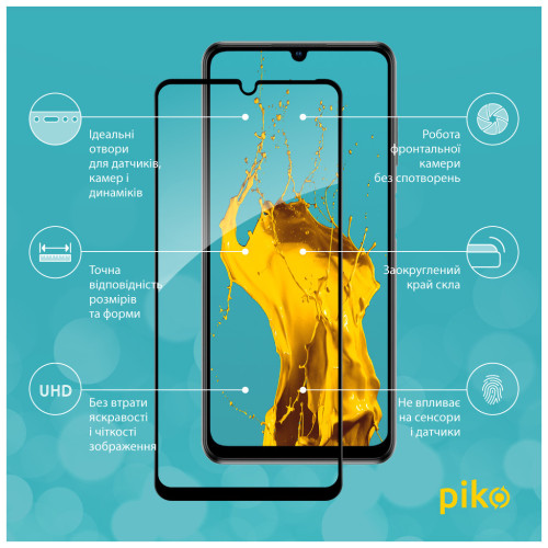 Скло захисне Piko Full Glue ZTE Blade V40 Vita (1283126545702) – Piko (вид 1)